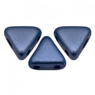 Les perles par Puca® Kheops kralen Metallic mat blue 23980/79031